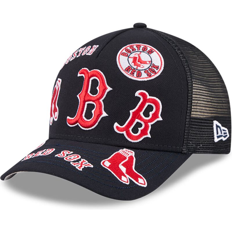 kapa-zaobljena-mornarsko-plava-snapback-9forty-m-crown-a-frame-all-over-boston-red-sox-mlb-new-era