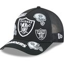 kapa-zaobljena-crna-snapback-9forty-m-crown-a-frame-all-over-las-vegas-raiders-nfl-new-era