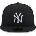 kapa-ravna-crna-prilagodena-59fifty-rhinestone-badge-new-york-yankees-mlb-new-era