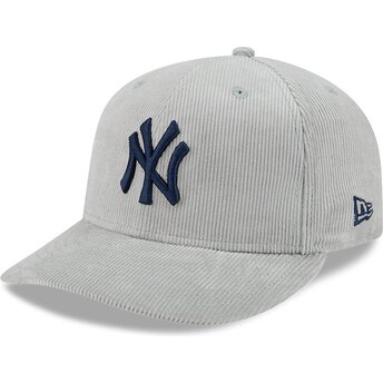 Kapa zaobljena siva prilagođena 59FIFTY Cord New York...