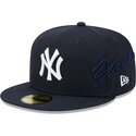 kapa-ravna-mornarsko-plava-prilagodena-59fifty-side-script-new-york-yankees-mlb-new-era