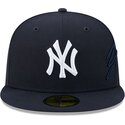 kapa-ravna-mornarsko-plava-prilagodena-59fifty-side-script-new-york-yankees-mlb-new-era