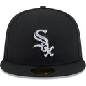 kapa-ravna-crna-prilagodena-59fifty-rhinestone-badge-chicago-white-sox-mlb-new-era