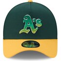 kapa-zaobljena-zelena-snapback-9forty-a-frame-na-lifestyle-f1-oakland-athletics-mlb-new-era