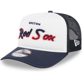 Kapa zaobljena mornarsko plava snapback 9FIFTY A Frame NA Lifestyle F1 Boston Red Sox MLB New Era