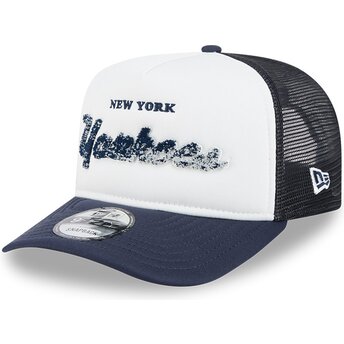 Kapa zaobljena mornarsko plava snapback 9FIFTY A Frame NA Lifestyle F1 New York Yankees MLB New Era