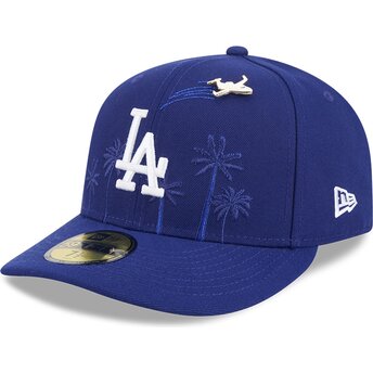 Kapa zaobljena plava prilagođena 59FIFTY Pin NA Lifestyle F1 Los Angeles Dodgers MLB New Era