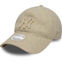 kapa-zaobljena-bez-podesiv-9twenty-a-frame-melton-luxe-new-york-yankees-mlb-new-era