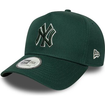 Kapa zaobljena zelena snapback E Frame Team Outline New York Yankees MLB New Era