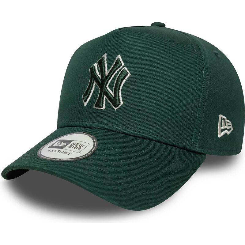 kapa-zaobljena-zelena-snapback-e-frame-team-outline-new-york-yankees-mlb-new-era