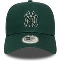 kapa-zaobljena-zelena-snapback-e-frame-team-outline-new-york-yankees-mlb-new-era