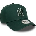 kapa-zaobljena-zelena-snapback-e-frame-team-outline-new-york-yankees-mlb-new-era
