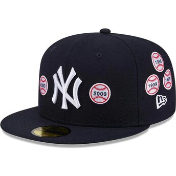 Kapa ravna mornarsko plava prilagođena 59FIFTY Spike Lee Patches New York Yankees MLB New Era