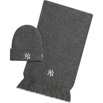 Kapa siva bufanda Knit Set New York Yankees MLB New Era