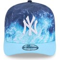 kapa-zaobljena-plava-snapback-9fifty-a-frame-deep-water-new-york-yankees-mlb-new-era