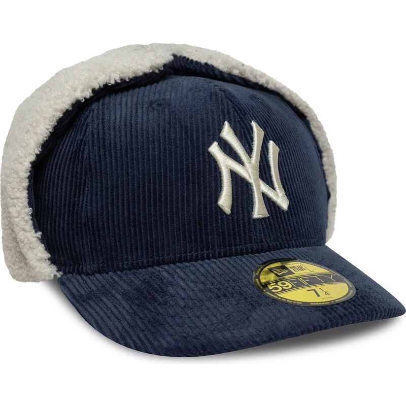 kapa-zaobljena-mornarsko-plava-prilagodena-59fifty-cord-dog-ear-new-york-yankees-mlb-new-era