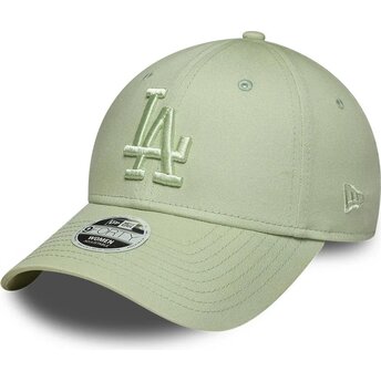 Kapa zaobljena zelena podesiv 9FORTY League Essential Los Angeles Dodgers MLB New Era