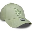 kapa-zaobljena-zelena-podesiv-9forty-league-essential-los-angeles-dodgers-mlb-new-era