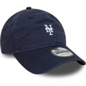 kapa-zaobljena-mornarsko-plava-podesiv-9twenty-washed-mini-new-york-mets-mlb-new-era
