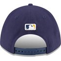 kapa-zaobljena-mornarsko-plava-snapback-9forty-m-crown-player-replica-milwaukee-brewers-mlb-new-era
