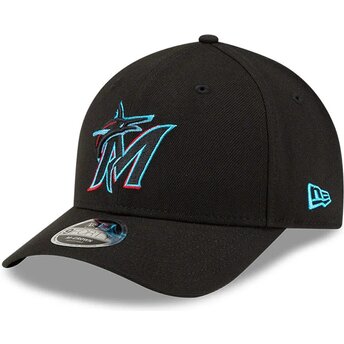 Kapa zaobljena crna snapback 9FORTY M-Crown Player Replica Miami Marlins MLB New Era