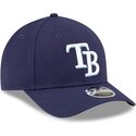 kapa-zaobljena-mornarsko-plava-snapback-9forty-m-crown-player-replica-tampa-bay-rays-mlb-new-era