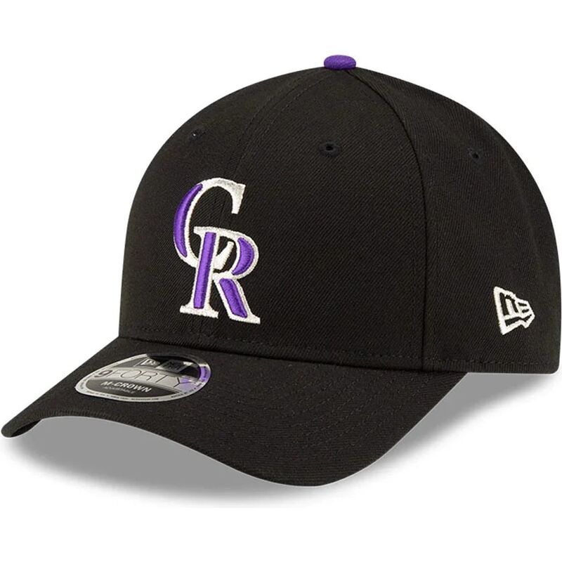 kapa-zaobljena-crna-snapback-9forty-m-crown-player-replica-colorado-rockies-mlb-new-era