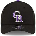 kapa-zaobljena-crna-snapback-9forty-m-crown-player-replica-colorado-rockies-mlb-new-era