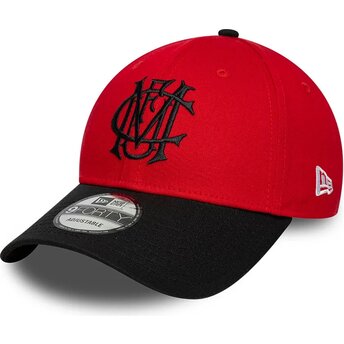 Kapa zaobljena crvena podesiv 9FORTY Contrast Manchester United Football Club Premier League New Era