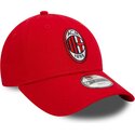 kapa-zaobljena-crvena-podesiv-za-djecu-9forty-core-ac-milan-serie-a-new-era