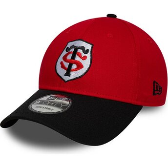 Kapa zaobljena crvena snapback 9FORTY Team Stade Toulousain Top 14 New Era