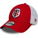 kapa-zaobljena-crvena-podesiv-9forty-league-stade-toulousain-top-14-new-era