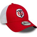 kapa-zaobljena-crvena-podesiv-9forty-league-stade-toulousain-top-14-new-era