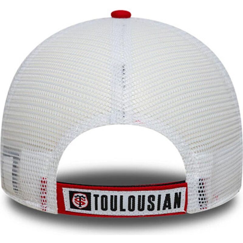 kapa-zaobljena-crvena-podesiv-za-djecu-9forty-league-stade-toulousain-top-14-new-era