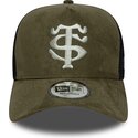 kapa-zaobljena-zelena-snapback-e-frame-faux-suede-stade-toulousain-top-14-new-era