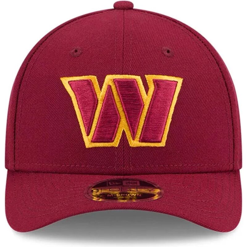 kapa-zaobljena-crvena-snapback-9forty-m-crown-team-washington-commanders-nfl-new-era