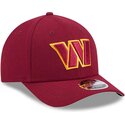 kapa-zaobljena-crvena-snapback-9forty-m-crown-team-washington-commanders-nfl-new-era