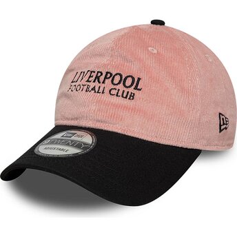 Kapa zaobljena ružičasta podesiv 9TWENTY Cord Liverpool Football Club Premier League New Era