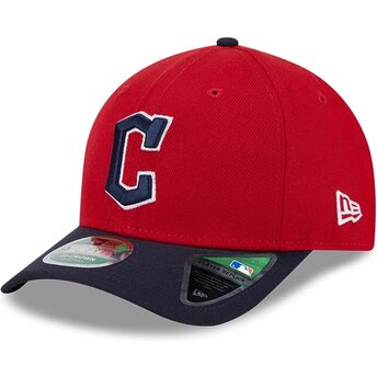 Kapa zaobljena crvena snapback 9FORTY M-Crown Player Replica Cleveland Guardians MLB New Era
