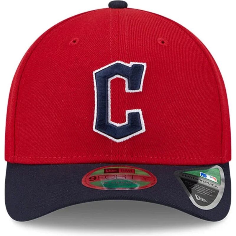kapa-zaobljena-crvena-snapback-9forty-m-crown-player-replica-cleveland-guardians-mlb-new-era