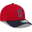 kapa-zaobljena-crvena-snapback-9forty-m-crown-player-replica-cleveland-guardians-mlb-new-era