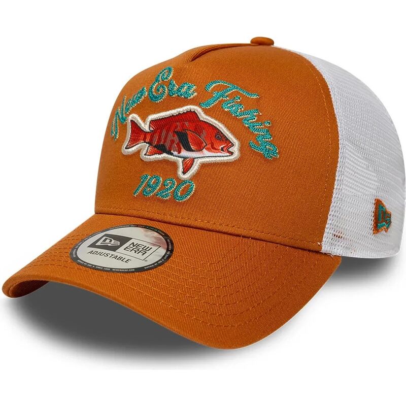 kapa-zaobljena-narancasta-snapback-a-frame-fishing-new-era