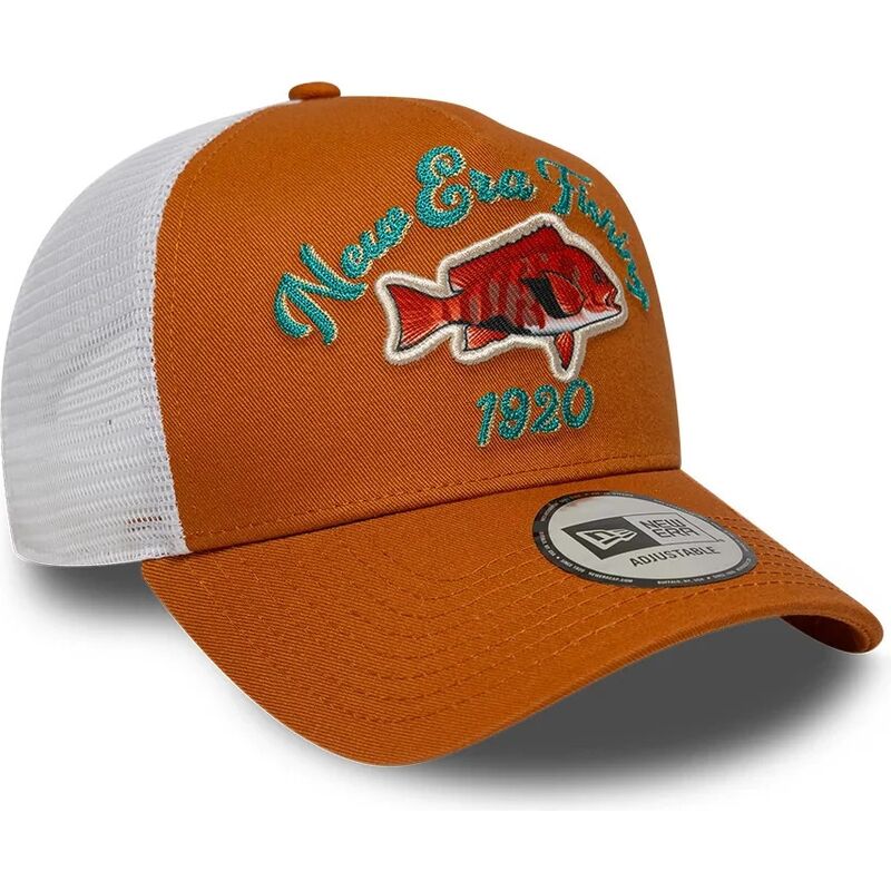 kapa-zaobljena-narancasta-snapback-a-frame-fishing-new-era