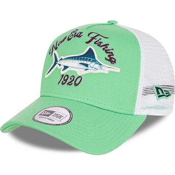 Kapa zaobljena zelena snapback A Frame Fishing New Era