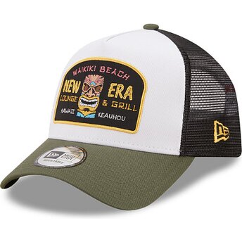 Kapa zaobljena zelena snapback A Frame Location Icon Hawaii New Era