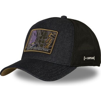 Kapa zaobljena mornarsko plava snapback DBS9 DES Beerus Dragon Ball Capslab
