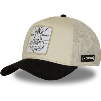 Kapa zaobljena bež snapback LOO14 BIC Zeko Duško Looney Tunes Capslab