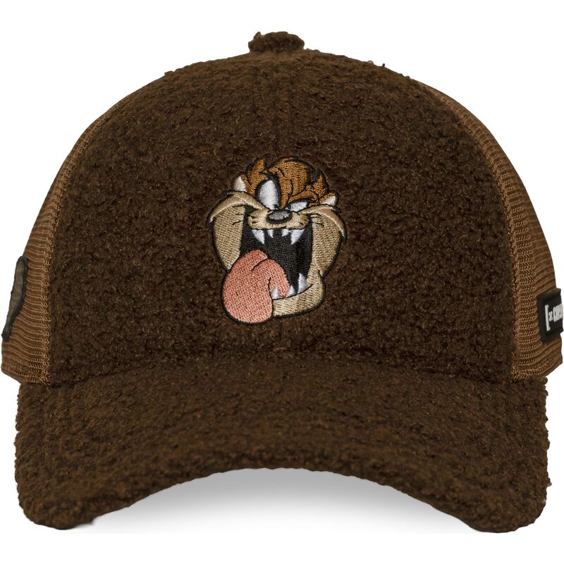 kapa-zaobljena-smeda-snapback-tasmanski-vrag-looney-tunes-capslab