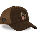 kapa-zaobljena-smeda-snapback-tasmanski-vrag-looney-tunes-capslab