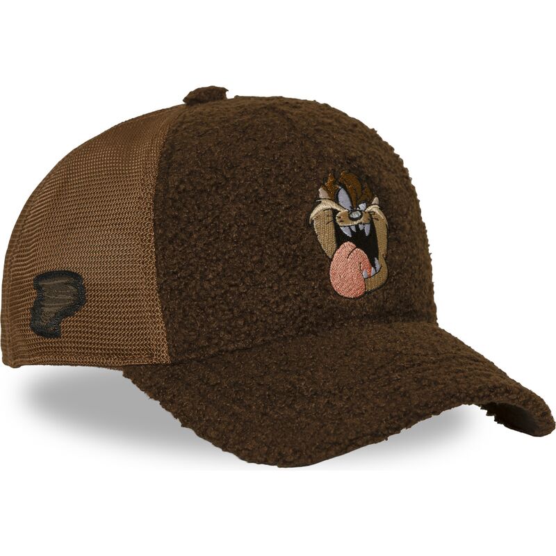 kapa-zaobljena-smeda-snapback-tasmanski-vrag-looney-tunes-capslab